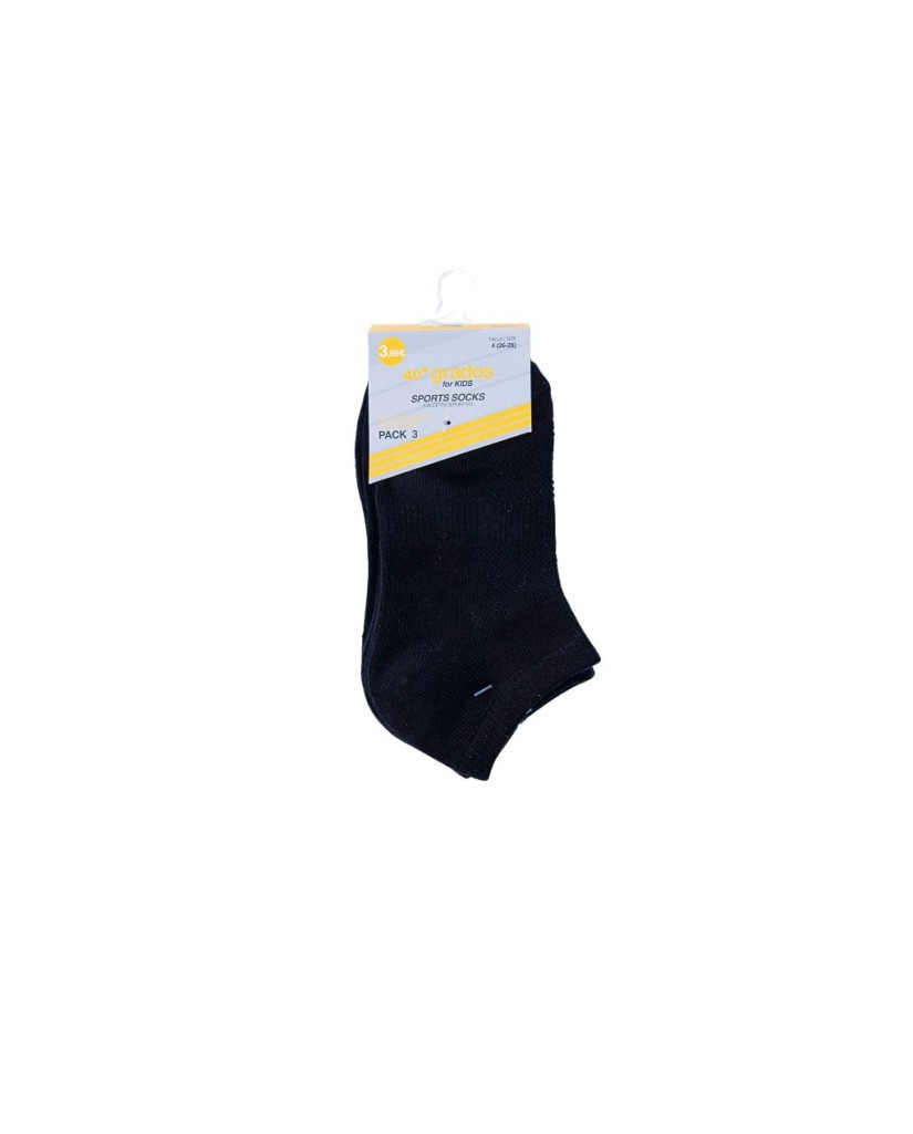 Pack 3 calcetines deportivos infantil invisible-40 Grados