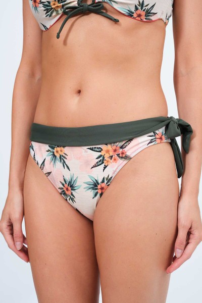 Bikini mujer con aro estampado floral