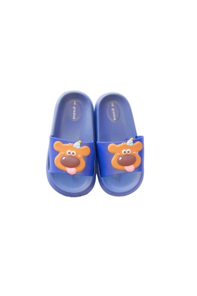 Chancla de pala niño azul animal 40 Grados