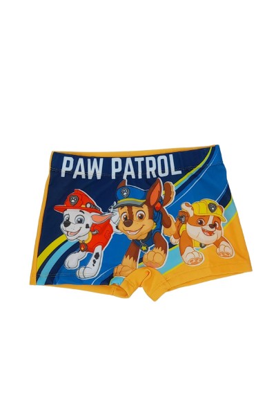 Bóxer de baño niño amarillo Patrulla Canina