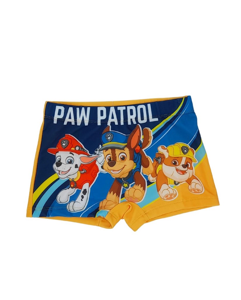 Bóxer de baño niño amarillo Patrulla Canina