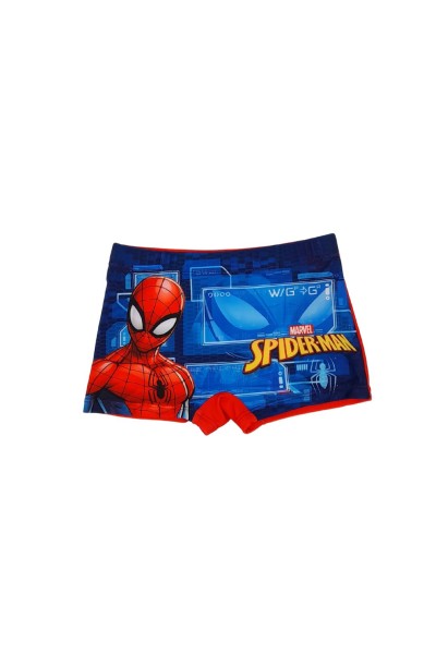 Bóxer de baño niño rojo y azul Spiderman