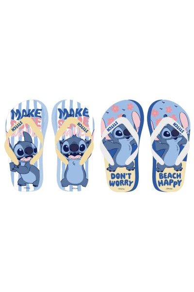 Chanclas de dedo azul Stitch
