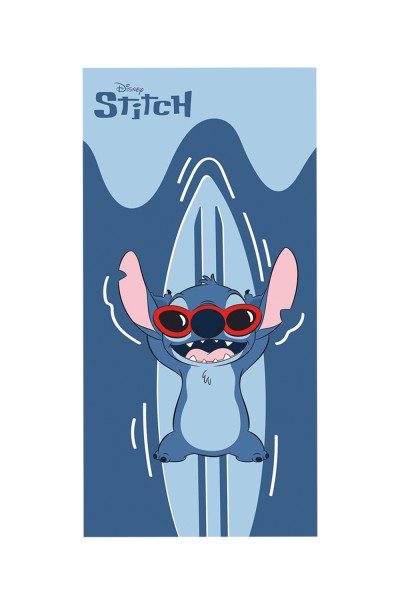 Toalla azul Stitch tabla surf 70x1740cm