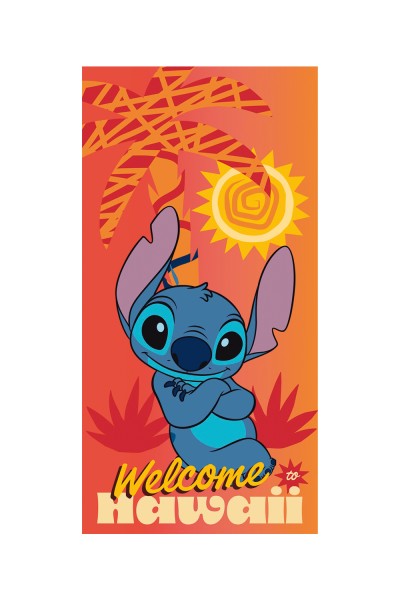 Toalla Stitch "Welcome Hawai" 70x140cm