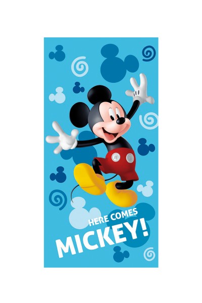 Toalla azul Mickey Mouse 70x140cm