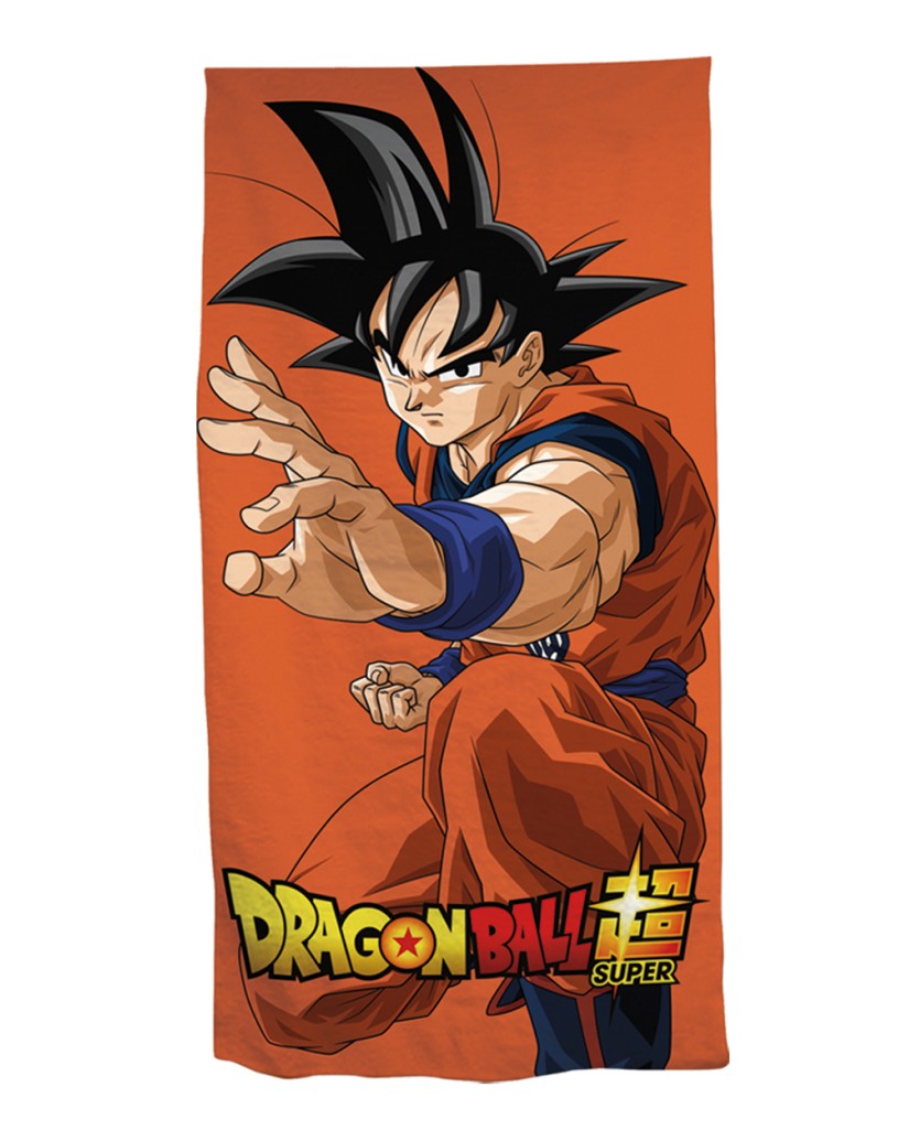 Toalla microfibra naranja Dragon Ball