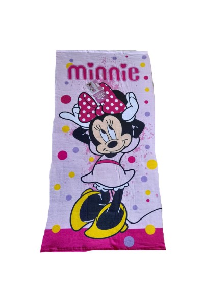 Toalla Minnie Mouse lazo lunares