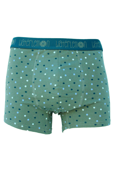 Bóxer para hombre verde "PUNTOS"