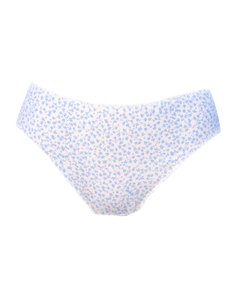 Braga midi mujer Flores azules