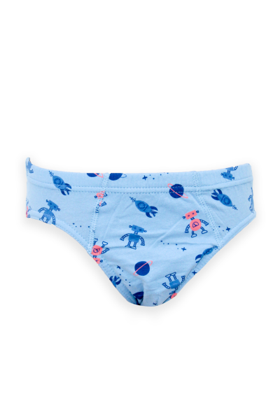 Slip niño azul robots