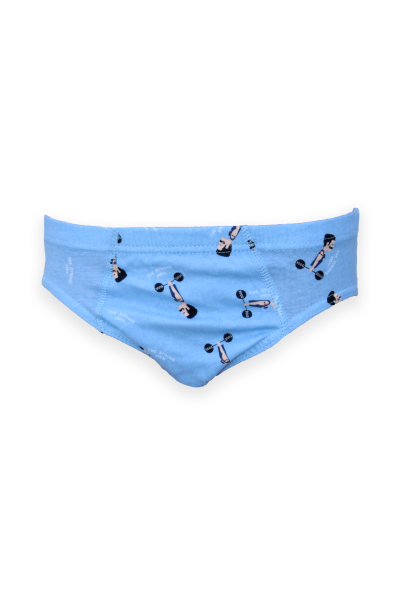 Slip niño azul forzudo