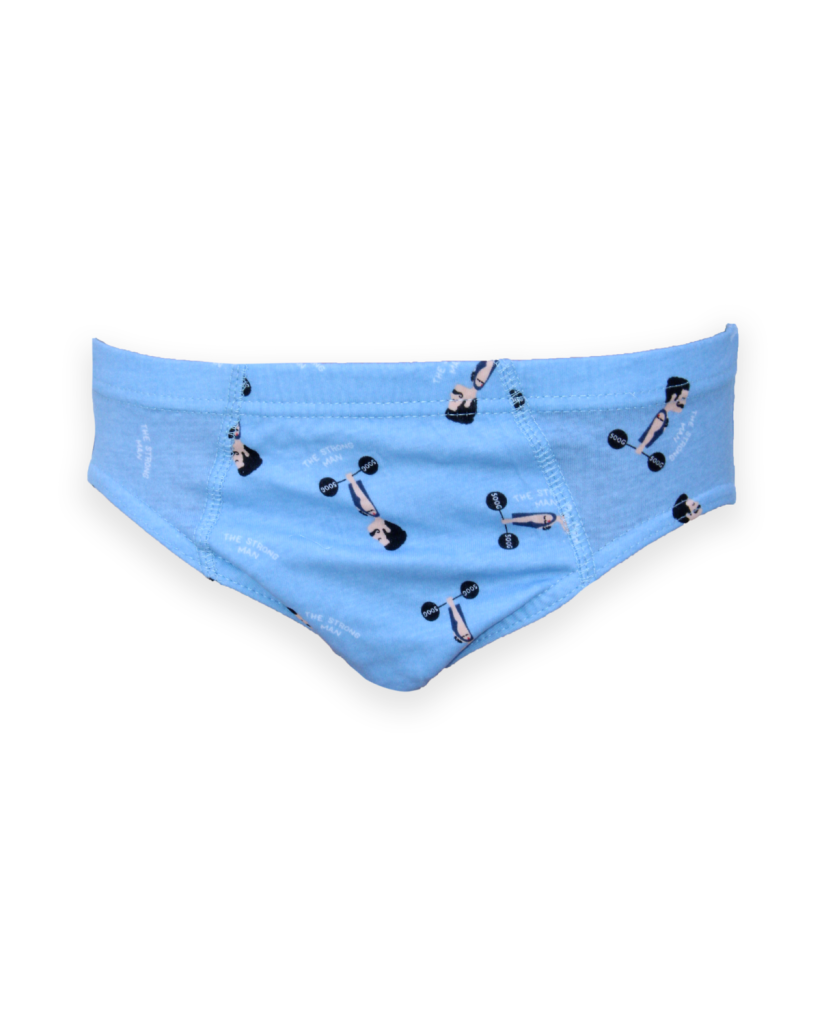 Slip niño azul forzudo
