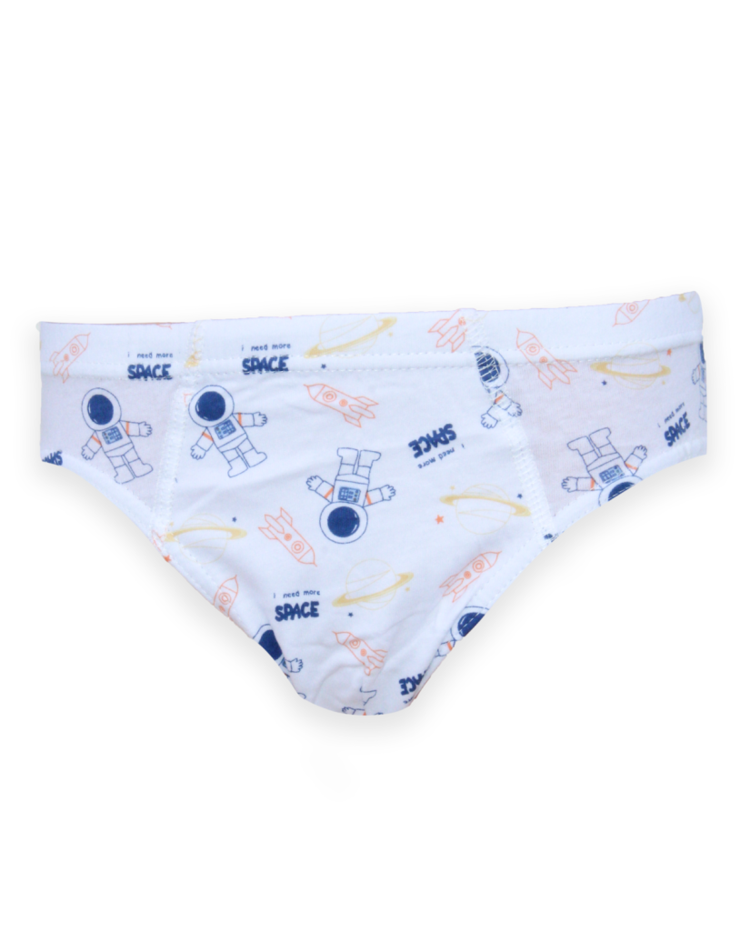 Slip niño blanco astronautas
