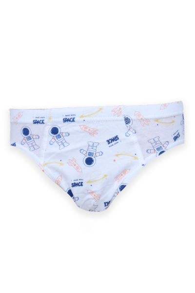 Slip niño blanco astronautas