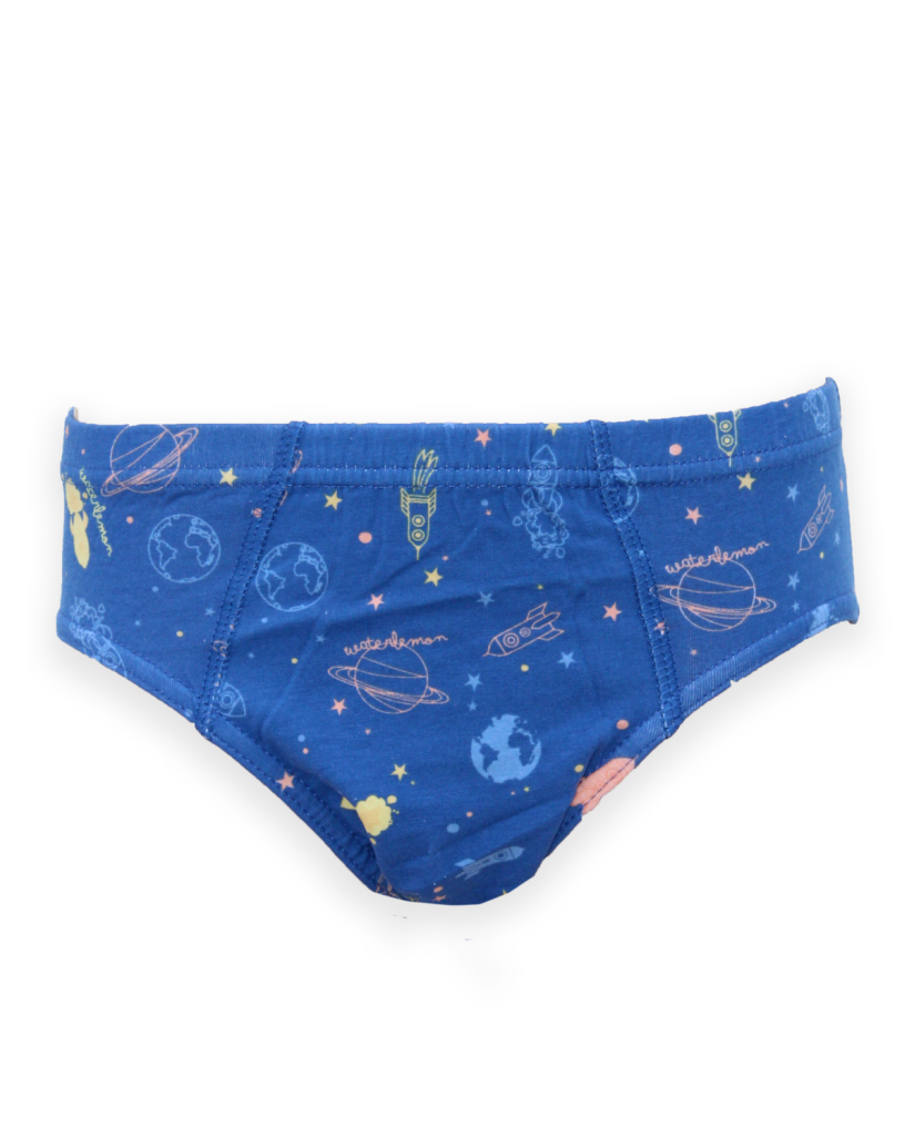 Slip niño azul cohetes