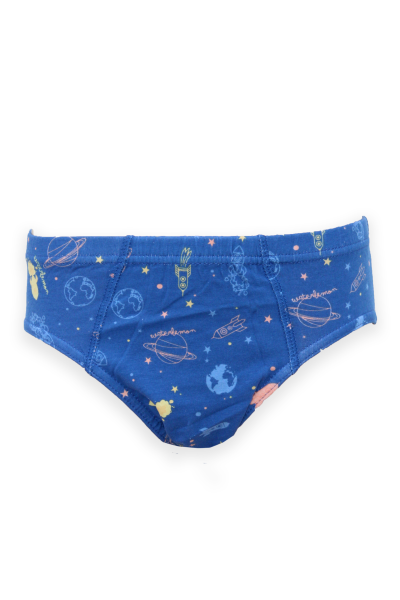 Slip niño azul cohetes
