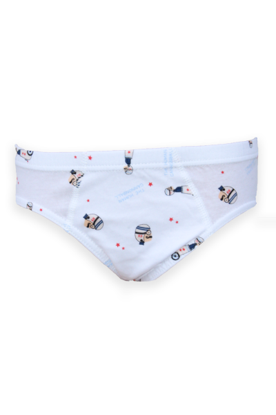 Slip niño blanco aviador