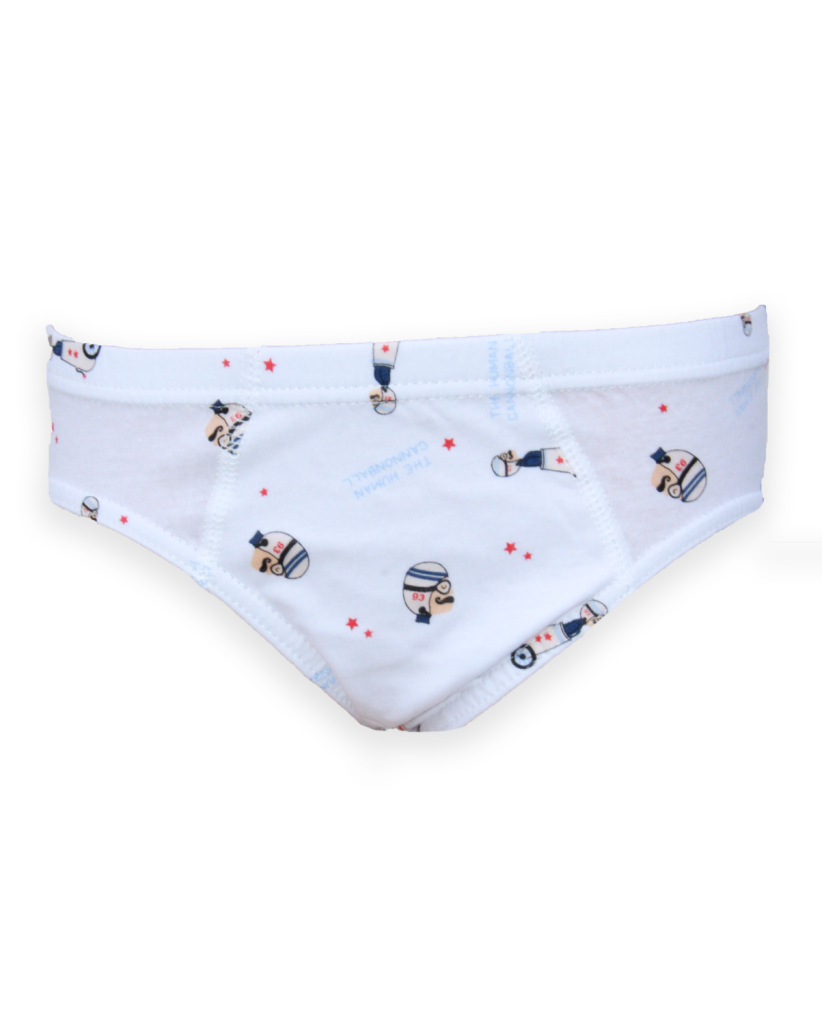 Slip niño blanco aviador