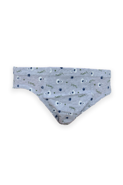 Slip niño gris ojos dino