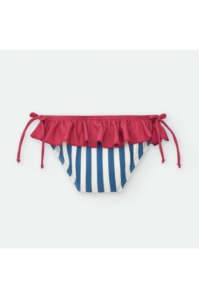 Culetín niña a rayas con lazos