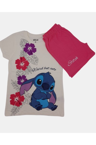 Pijama niña manga corta...