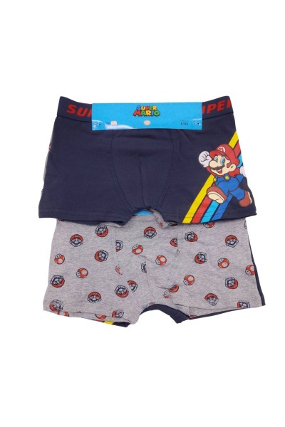 Pack de 2 bóxer de niño Super Mario Bross