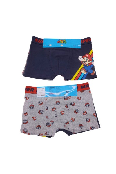 Pack de 2 bóxer de niño Super Mario Bross
