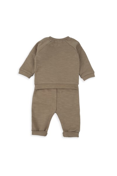 250814 Conjunto dos piezas bebé perritos camel Babybol