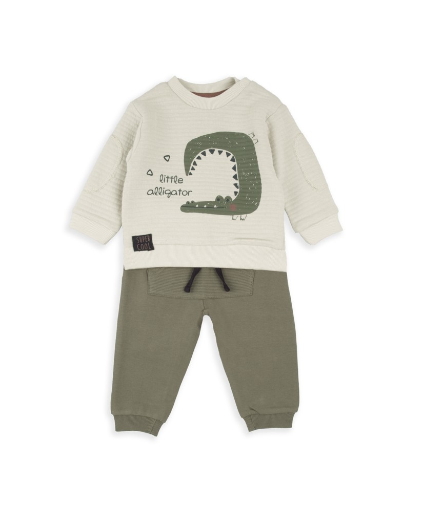 252007 Conjunto dos piezas niño 'LITTLE ALLIGATOR' Babybol