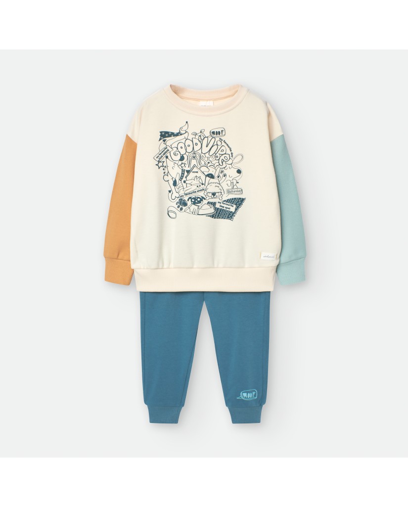 6546 CONJUNTO 2 PIEZAS INFANTIL GOOD VIBES