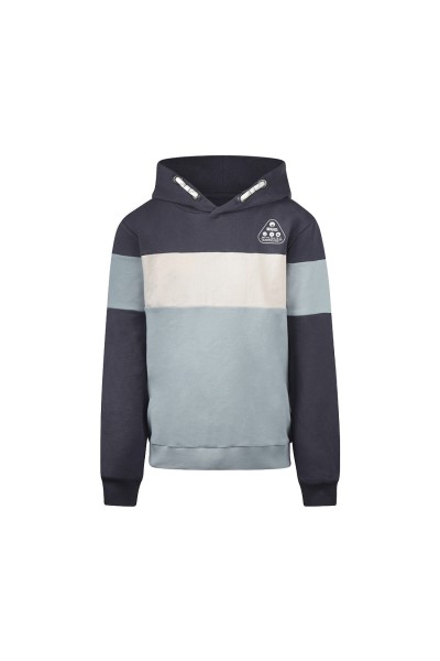 O56221-1GRA Sudadera niño capucha Azul