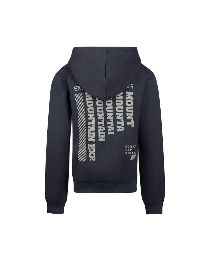 O56219-1GRA Sudadera con capucha marino Mountains EXp.