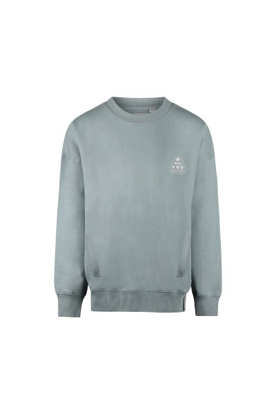 O56218-1GRA Sudadera niño azul PEAK