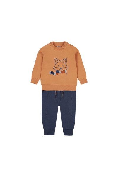 O56713-35GRA Conjunto 2 piezas niño Zorro