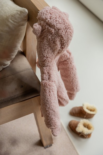 O56423-35GRA Chaqueta bebe niña borreguillo