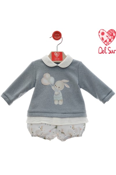 1031INV-24 Conjunto bebé dos piezas conejito