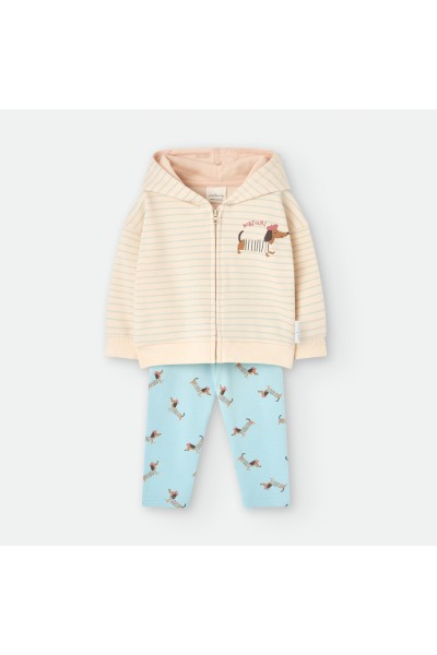 6521 Conjunto bebé 2 piezas perritos