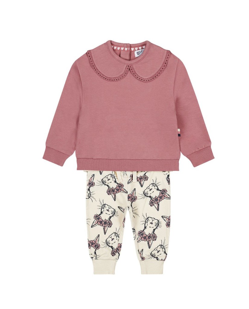 O56462476-35GRA Conjunto 2 piezas niña CONEJITOS