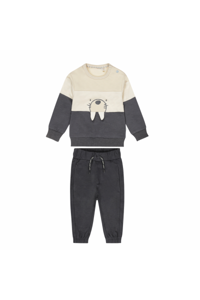 O56600613-35GRA Conjunto 2 piezas Bebe niño Foca