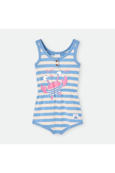 783-03 Mono infantil rayas Cangrejo
