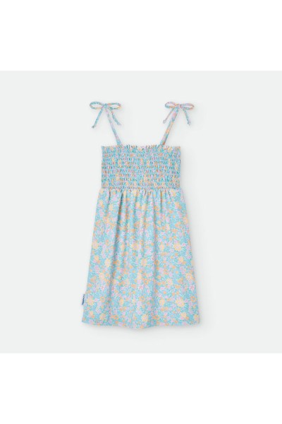 142-01 Vestido infantil poliamida