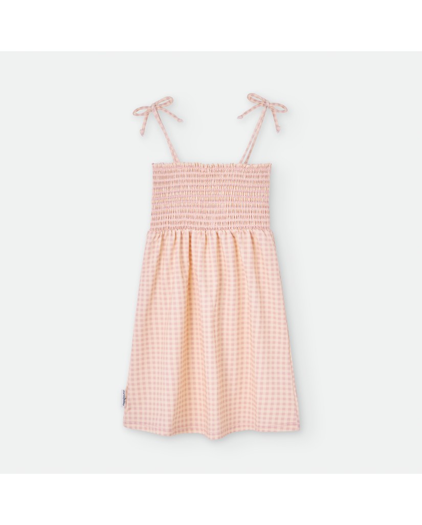 142-02 Vestido infantil poliamida