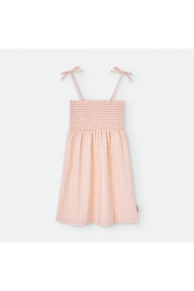 142-02 Vestido infantil poliamida