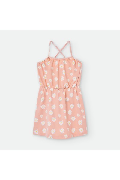 540-03 Vestido playero margaritas