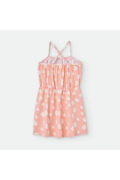 540-03 Vestido playero margaritas