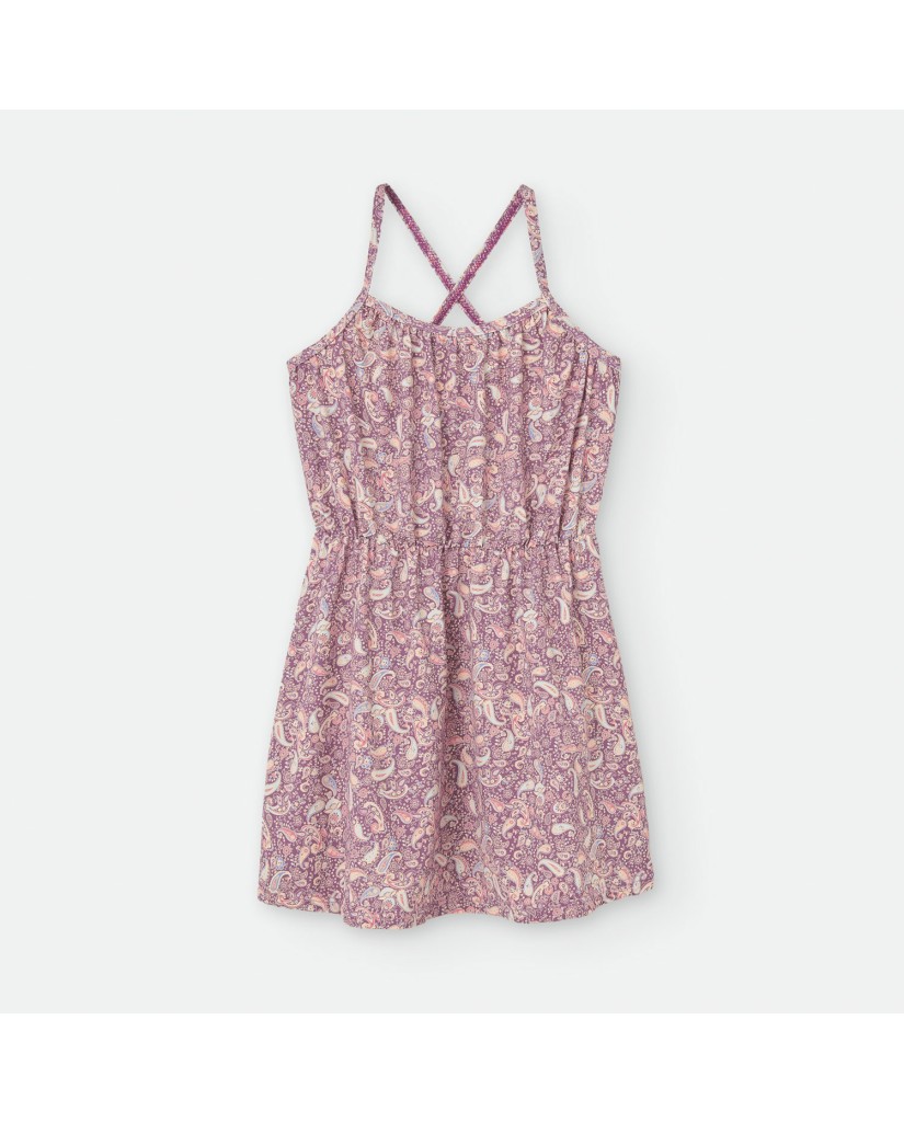 540-10 Vestido playero niña estampado