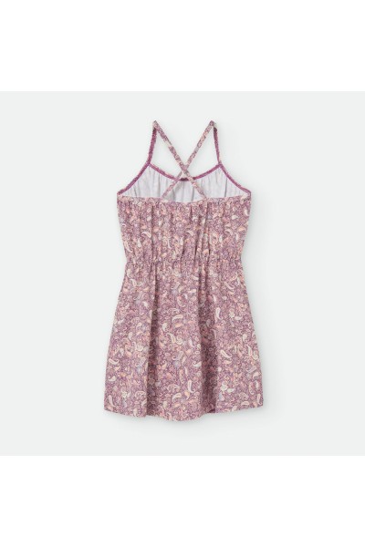 540-10 Vestido playero niña estampado
