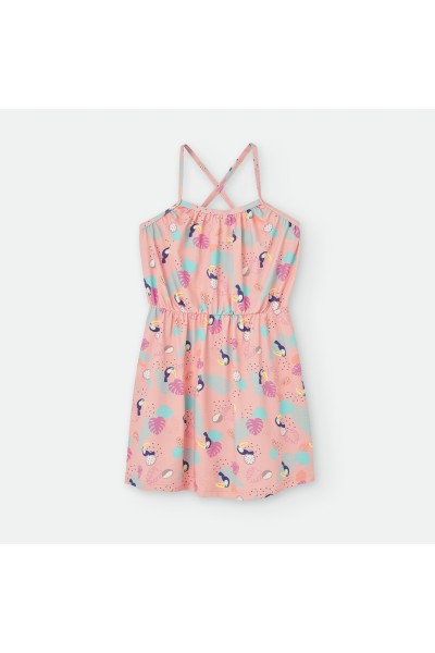 540-11 Vestido playero tucanes