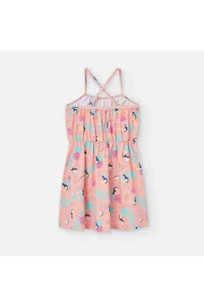 540-11 Vestido playero tucanes